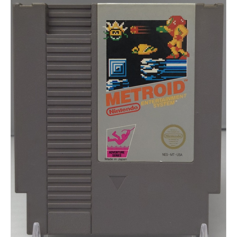 Nintendo NES-MT-USA Metroid NES Video‎ Game Cartridge Adventure Series NTSC-U
